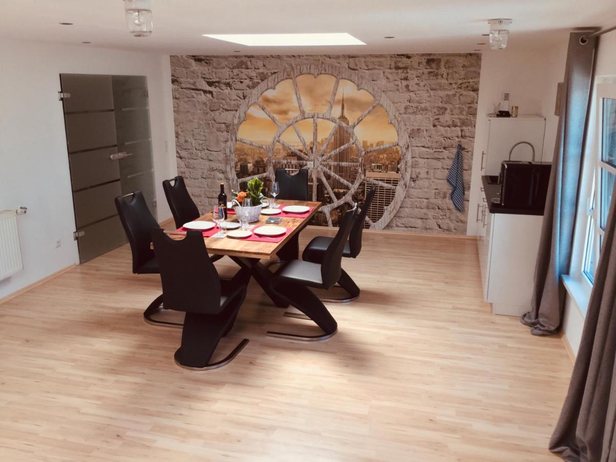 Ferienwohnung Loft mit 2 Schlafzimmern und E- Ladestation Fürth Exterior foto